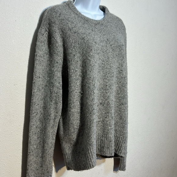 Madewell Womens Grey Merino Wool Blend Alpaca Blend Crew Neck Sweater Size XL - Picture 3 of 15